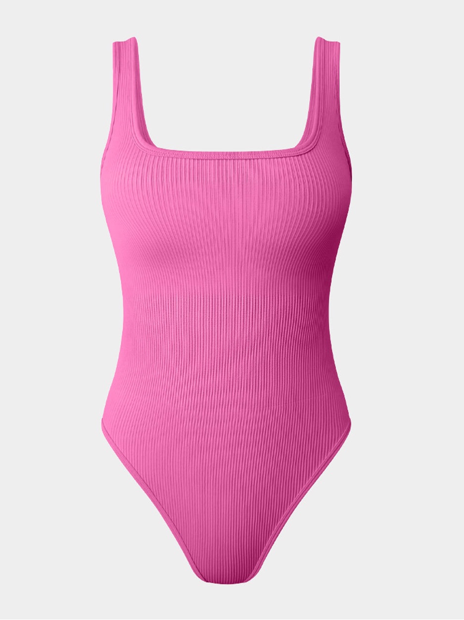 Oqq Ribbed Bodysuit New